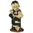 thumbnail image 1 of Michigan State Spartans Zombie Figurine - On Logo w/Football, 1 of 1