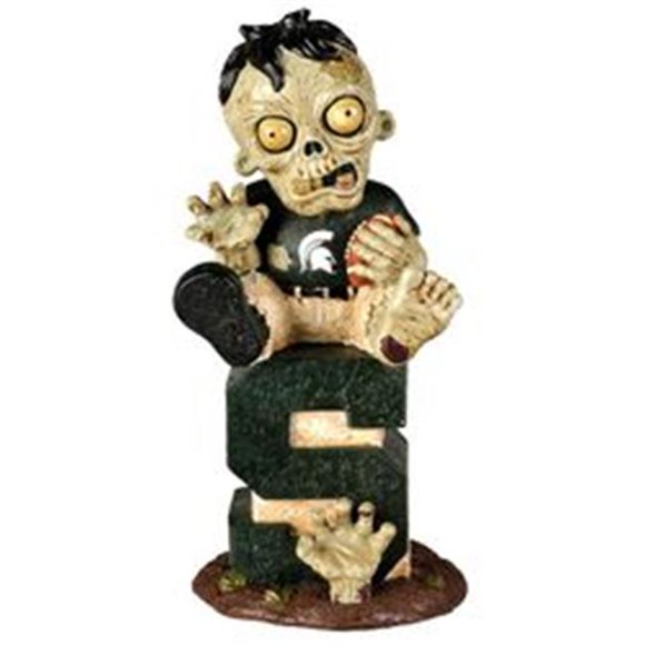 Michigan State Spartans Zombie Figurine - On Logo w/Football