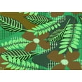 thumbnail image 1 of Ahgly Company Machine Washable Indoor Rectangle Transitional Army Green Area Rugs, 8' x 12', 1 of 7