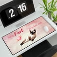 thumbnail image 3 of Every Fart is Love Note Siamese Guilty Face Happy Valentine's Desk Mat Full Keyboard Mouse Pad Cat Lover Kitten Owner Gifts Large Mousepad - 01016, 3 of 5