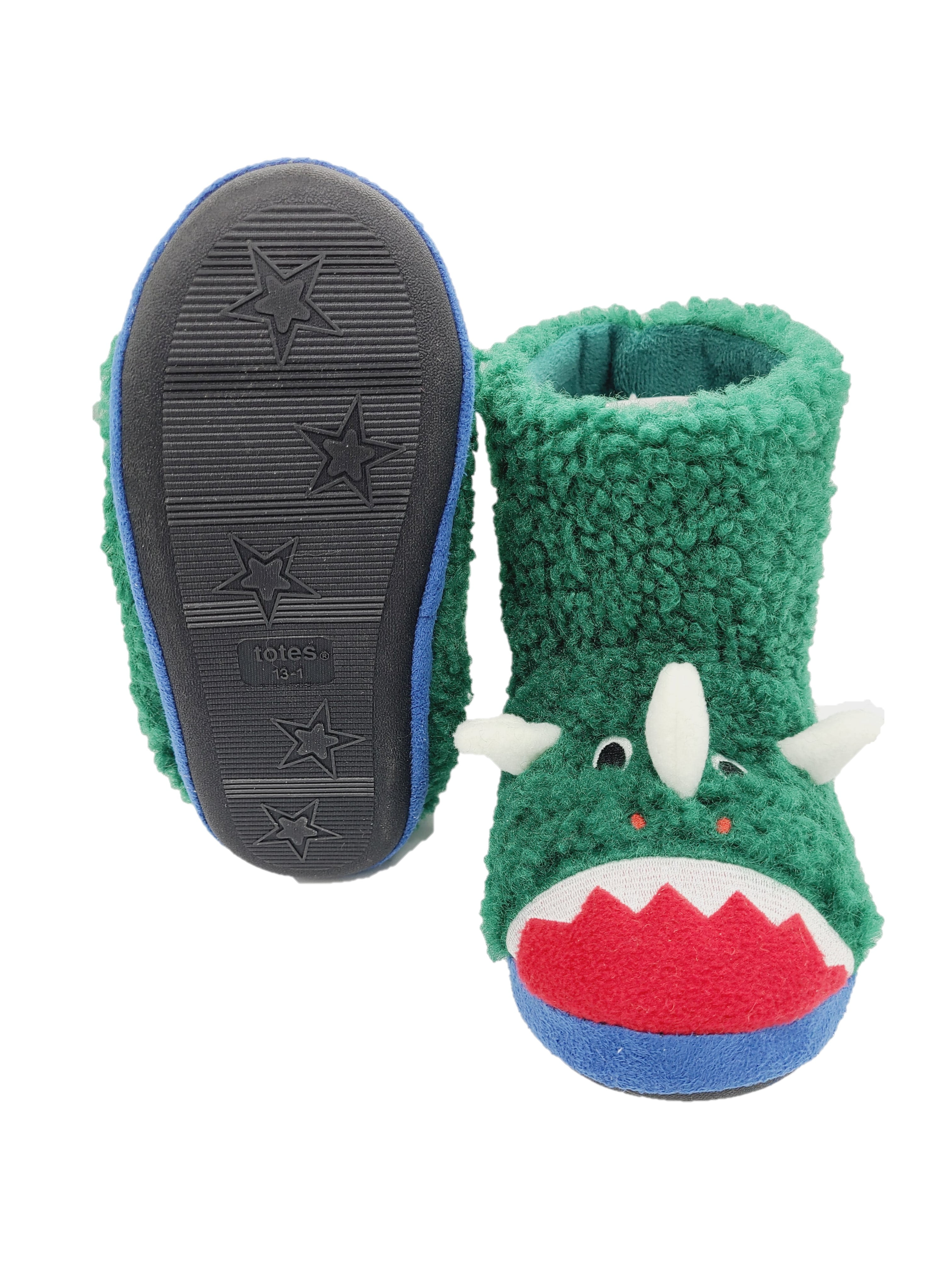 Totes Comfy Slippers for Girls and Boys Washable Boots Slippers Warm Anti Slip Kids Winter Lightweight Indoor Cute Home Shoes Unicorn Dino Llama