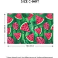 thumbnail image 4 of Watermelon Placemats Set of 4 Summer Fruit and Tropical Leaves Linen Washable Place Mats Rectangle Cloth Table Mat for Party Kitchen Dining Decoration Indoor Outdoor, 12x18 inch, 4 of 5
