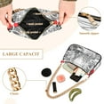 thumbnail image 2 of FORMRS Womens Shoulder Bag with Chain Strap Clutch Purse Cute Tote Handbag, White Streets, 2 of 7