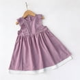 thumbnail image 5 of HAOTAGS Girls Tank Dresses,Mid-Length Park Play Shift Skater Summer Sleeveless Dress Purple 2-3, 5 of 9