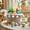 Brown, variant on Easter Eggs Storage Basket Small Basket With Pompoms Cute Woven Round Decorative Baskets Woven Easter Baskets For Girls Easter Home Bedroom Decorative Sundries Organizer,Storage Containers