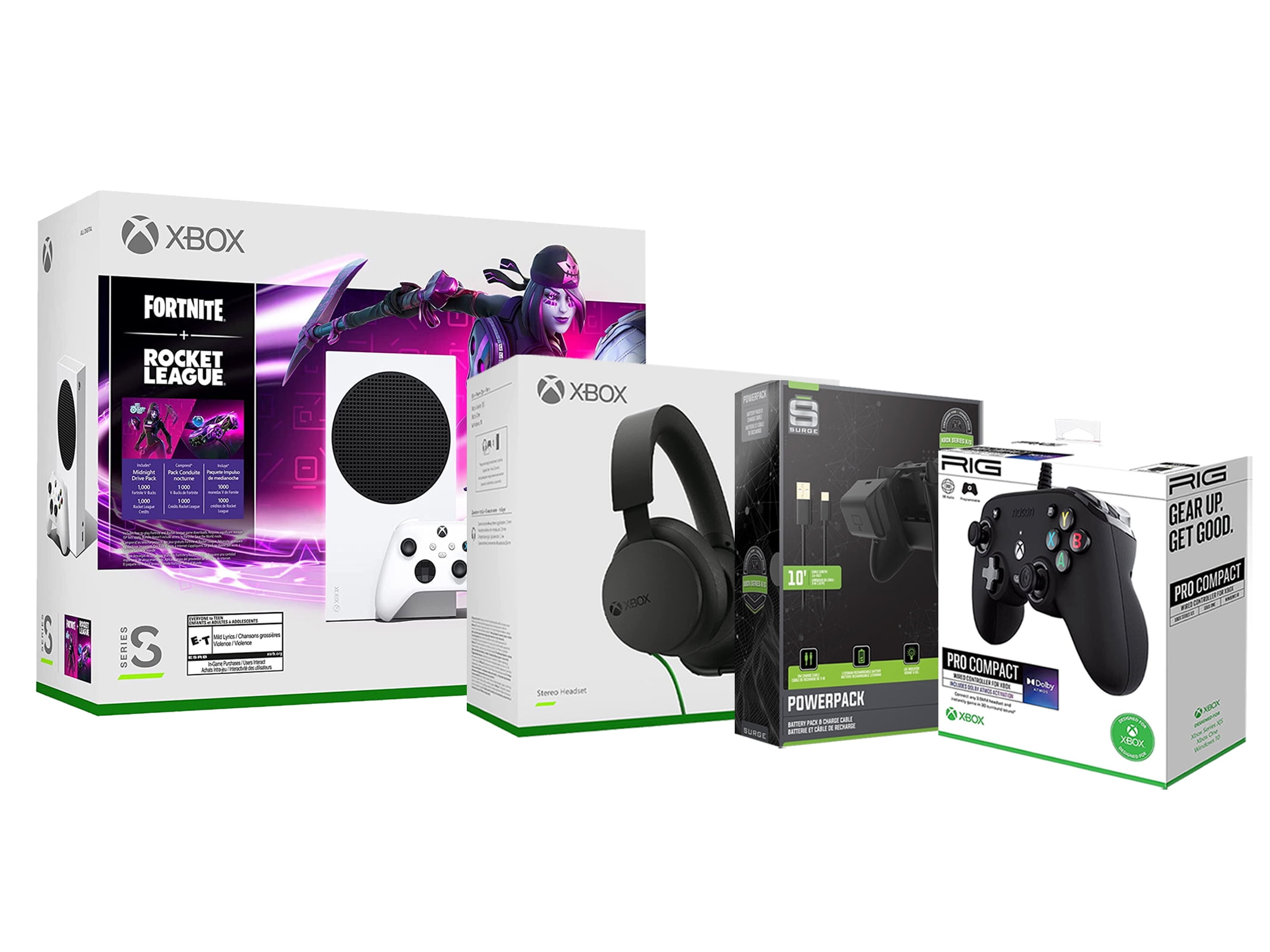 家庭用ゲーム機本体 Xbox Series S Fortnite, Rocket League, F Microsoft Xbox Series S Console, Fortnite & Rocket League