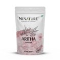 thumbnail image 1 of mi naturaleza Aritha (Sapindus Laurifolia) Polvo/Jabón de Nuez en Polvo - Acondicionador de cabello orgánico USDA NOP para cabello sedoso de la India (227 g / 1/2 lb), 1 of 2