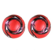 2X Professional Soccer Ball Size 5 Official Soccer Training Football Ball Competition Outdoor Football Red,2 x soccer ball,Red