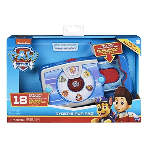 Paw Patrol Ryder's Interactive Pup Pad con 14 sonidos, para niños de años  en adelante