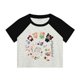 thumbnail image 1 of Camiseta Kawaii de Hello Kitty de Anime Sanrio Y2K para niñas, 100% de algodón de manga corta, Top informal holgado, regalo para pareja, 1 of 4