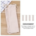 thumbnail image 3 of Raindrops 4Pcs Reusable Straws Travel with Case Drinking Straws Carrying Cases Beige Color Simple Design for Daily Use, 3 of 7