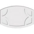 thumbnail image 1 of Ekena Millwork CMP32X21KY 21,37 x 32 Pouces Rectangle Kailey Architectural Grade PVC Contemporain Médaillon de Plafond, 1 of 1