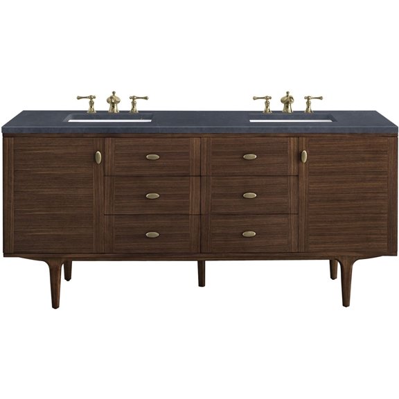 James Martin Vanities 670-V72-3Csp Amberly 72" Free Standing Or Wall Mounted Double Basin