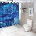 thumbnail image 7 of Pratyus Rose Stars Clouds Shower Curtain Set with Hooks, 100% Polyester, Washable, Various Sizes 69"x72, 7 of 7