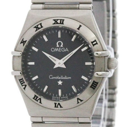 Pre-Owned OMEGA Constellation Steel Quartz Ladies Watch 1572.40 Polished (Good)