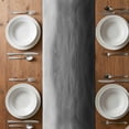 thumbnail image 4 of Table Runner 72 Inches Long for Kitchen Dining, Black Grey Ombre Dresser Scarf Farmhouse, Dining Table Decorations for Wedding/Parties, Coastal Beach Modern Abstract Art 16 x 72 In, 4 of 8