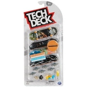 Tech Deck, Ultra DLX Fingerboard 4-Pack, Maxallure Skateboards, Collectible and Customizable Mini Skateboards, Kids Toys for Ages 6 and up