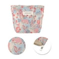 thumbnail image 4 of Unique Bargains 1 Pc Portable Begonia Makeup Bag Polyester Pink Blue Small, 4 of 5