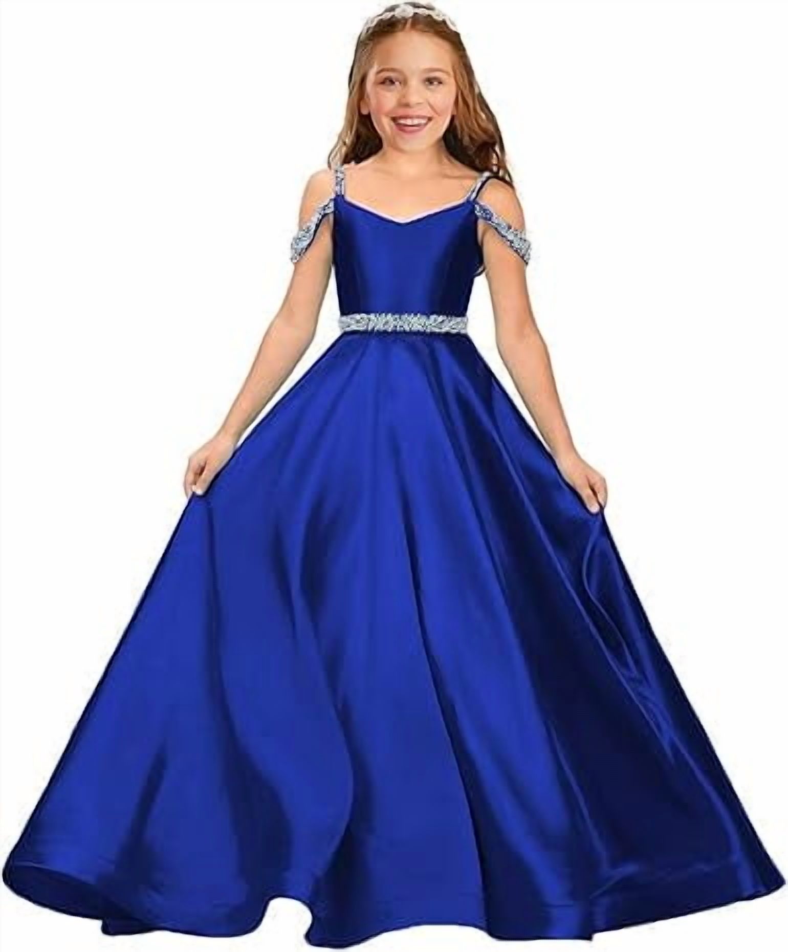 Satin Formal Party Dress, Women's
