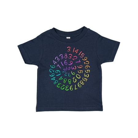

Inktastic Pi Day Pi Numerals in Rainbow Spiral Gift Toddler Boy or Toddler Girl T-Shirt