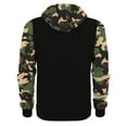 thumbnail image 3 of LWavelet Mens Casual Pullover Hooded Sweatshirt with Camouflage Pattern Long Sleeve Adjustable Drawstring Hood and Front Pocket for Outdoor and Everyday Wear, 3 of 4