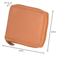 thumbnail image 5 of Mens All around zipper wallet with a flap by Leatherboss, 5 of 6
