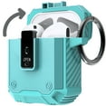 thumbnail image 4 of Allytech Compatible with AirPods 2 AirPods 1 Case, Full-Body Hard Silicone and PC Shockproof Airpods Cover with Keychain Support Wireless Charging Case Cover for AirPods 2nd/1st Gen, White, 4 of 8