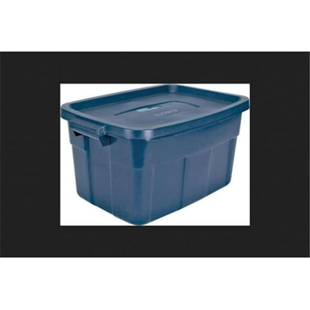 Rubbermaid RMRT140008 14 gal Storage Tote Box with Handle, Polyet - 23.9 x 15.9 x 12.2 in.