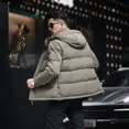 thumbnail image 4 of Chaqueta corta con capucha extraíble de seda de leche para hombre, ropa de diseñador 2024, chaqueta acolchada de lujo para hombre, abrigo de invierno cálido y frío para hombre, 4 of 5