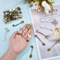 thumbnail image 3 of 32Pcs Little Witchy Charm Spoon Kitchen 8 Styles Small Spoon Micro Scoops Crafting Accessories for DIY Craft Scented Candle Making Small Gravel Pigmented Cosmetics Glitter and Seasoning, 3 of 6