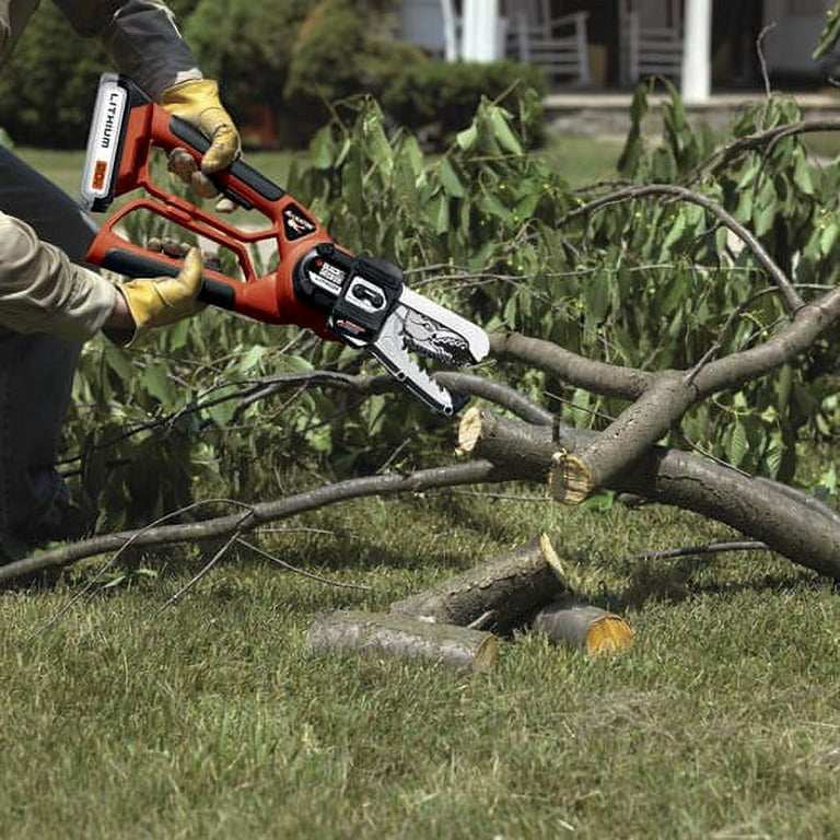 BLACK+DECKER 20V MAX 6in. Battery Powered Alligator Lopper, Tool Only  LLP120B - The Home Depot