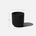 thumbnail image 3 of Veradek Pure Series Kona 10" Planter 2 Pack Black, 3 of 10