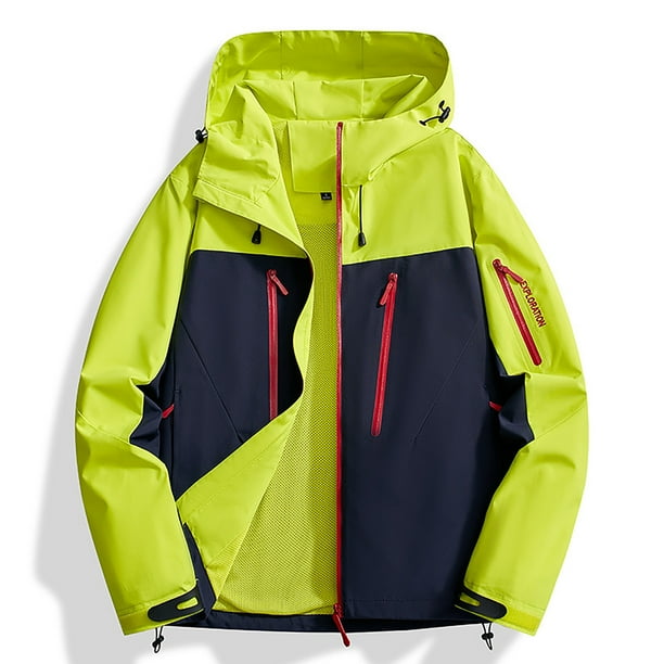 Chaquetas y abrigos casuales con capucha de manga larga para mujer, chaqueta de trabajo fina impermeable y cortavientos para primavera y otoño, chaqueta de poliéster para mujer