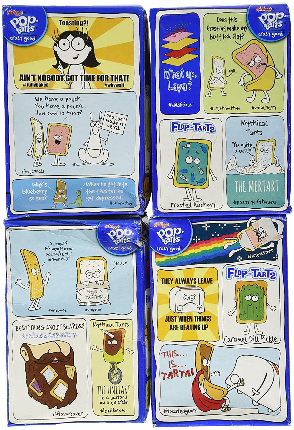 Pop Tarts Variety Pack FRUIT FLAVORED Sampler, 9 Pack! Bundle of 9