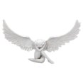 thumbnail image 1 of Yuarrent Figuras creativas del ala del ángel 3D regalos de la decoración del hogar del dormitorio de la sala de estar Decoración del hogar, 1 of 1