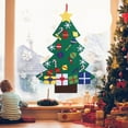 thumbnail image 4 of Cergrey Felt Christmas Tree Set, Durable Wall Hanging Ornaments, Window For Wall Door DIY, 4 of 8