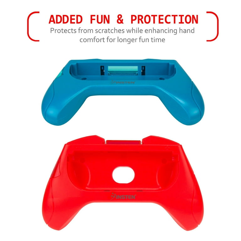 2 Pack Nintendo Switch Joy-Con Controller Grips, Blue/Red