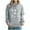 A_ Gray, variant on Game Day Hooded Sweatshirt for Women Funny Football Graphic Shirt Football Season Waffle Knit Pullover Hoodies Gray XL