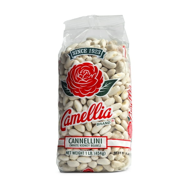 Camellia Brand Cannellini Beans Dry Bean 1 Pound Bag - Walmart.com
