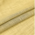 thumbnail image 3 of Dainty Home Hannah Solid Design Linen Look Criss-Cross Designed Linen Textured Light FilteringGrommet Panel Pair 76" x 84'' In Yellow, 3 of 4