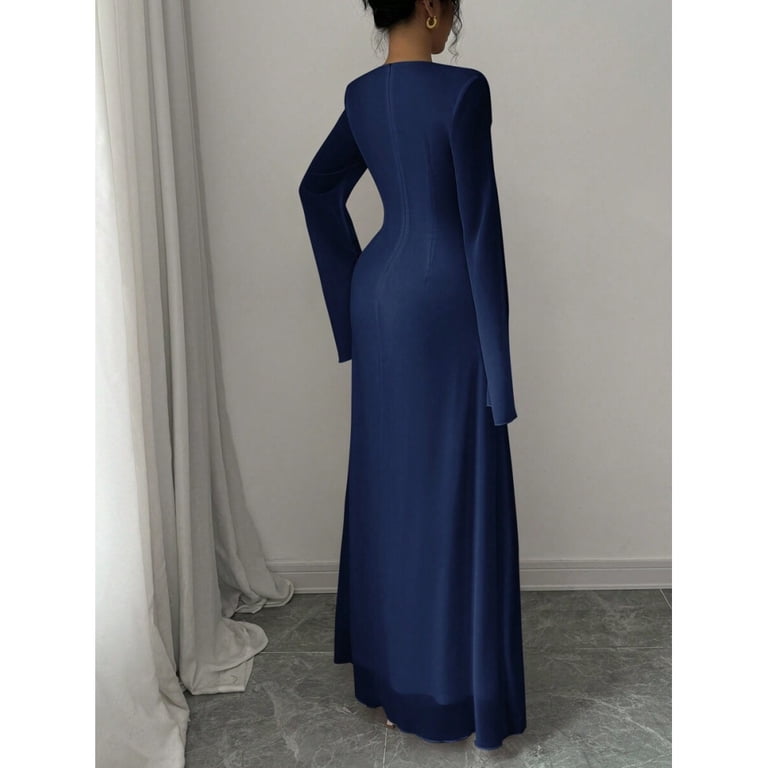 cowl neck flare dress Women's Clearance Fit & Flare Cowl Neck Dress made with Organic Cotton