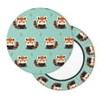 thumbnail image 2 of Bingfone Fox Padded Round Bar Stool Cover Cushion with Elastic Fabric Round Chair Seat - Fox, 2 of 7