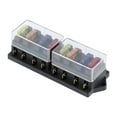 thumbnail image 3 of Caja portafusibles de cuchilla larga para coche de 8 vías DC 12V 15A con 8 Uds. Accesorio Universal para vehículo Jadeshay A, 3 of 8