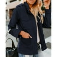 thumbnail image 3 of Dellytop Women's Parka Stand-Up Collar More Pockets Utility Jacket, 3 of 4