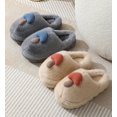 thumbnail image 3 of Women's slippers Cute mushroom slippers Lightweight plush slippers Warm winter home slippers Cotton indoor and outdoor shoes, 3 of 10