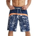 thumbnail image 2 of Ierhent Beach Shorts For Man Mens Quick Dry Solid 4 Way Stretch Swim Trunks Mesh Lining Swimwear Bathing Suits Dark Blue,M, 2 of 3