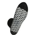 thumbnail image 5 of Personal Touch Crew Length Comfortable Hospital Slipper Socks Size 10-13 Pack of 3 Black, 5 of 6