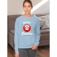 thumbnail image 2 of Fox Mask Brave Fearless Sweatshirt Women -Image by Shutterstock, Female 5X-Large, 2 of 4