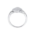 thumbnail image 2 of Diamond Cluster Engagement Ring in 14K White Gold (1/4 cttw, G-H, I2-I3), 2 of 3