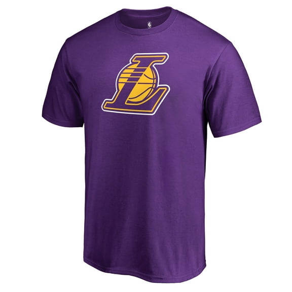 Men's Purple Los Angeles Lakers Alternate Logo T-Shirt